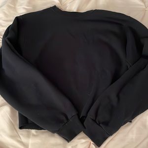 Cropped sweatshirt